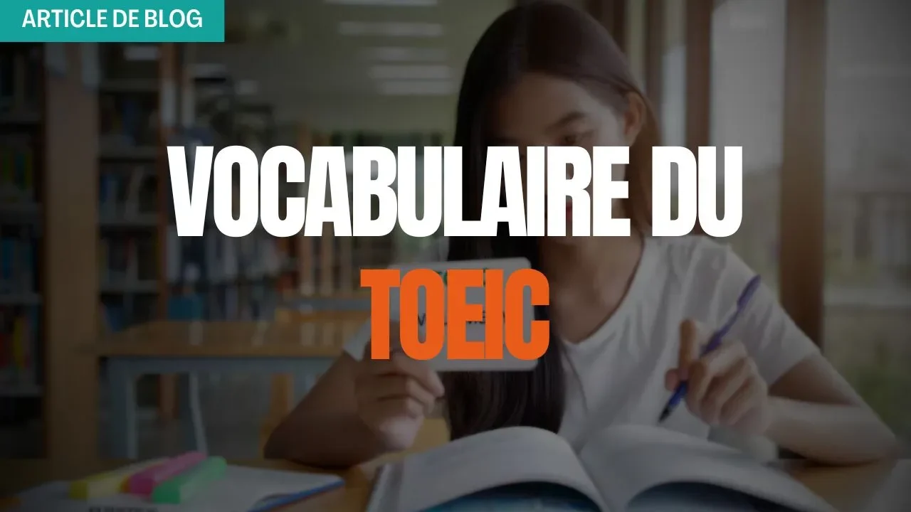 Miniature article de blog vocabulaire TOEIC